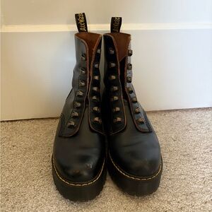Dr. Martens Jadon Leather Platform Boots